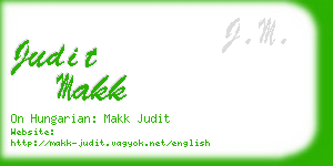 judit makk business card